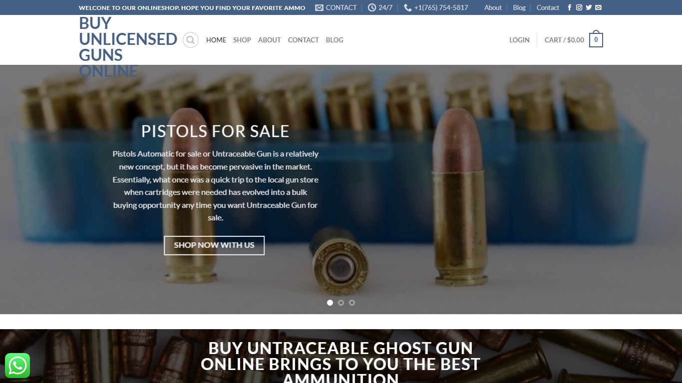 Buy Unlicensed Guns Online, Unlicensed Firearm for sale online